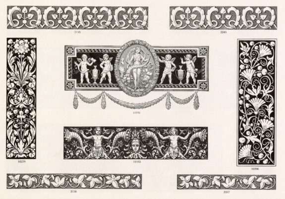 VINTAGE Decorative Design Elements - Ornamental Banners
