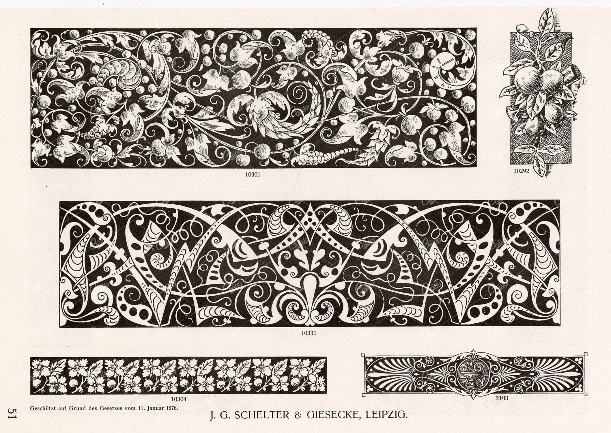 VINTAGE Decorative Design Elements - Ornamental Banners