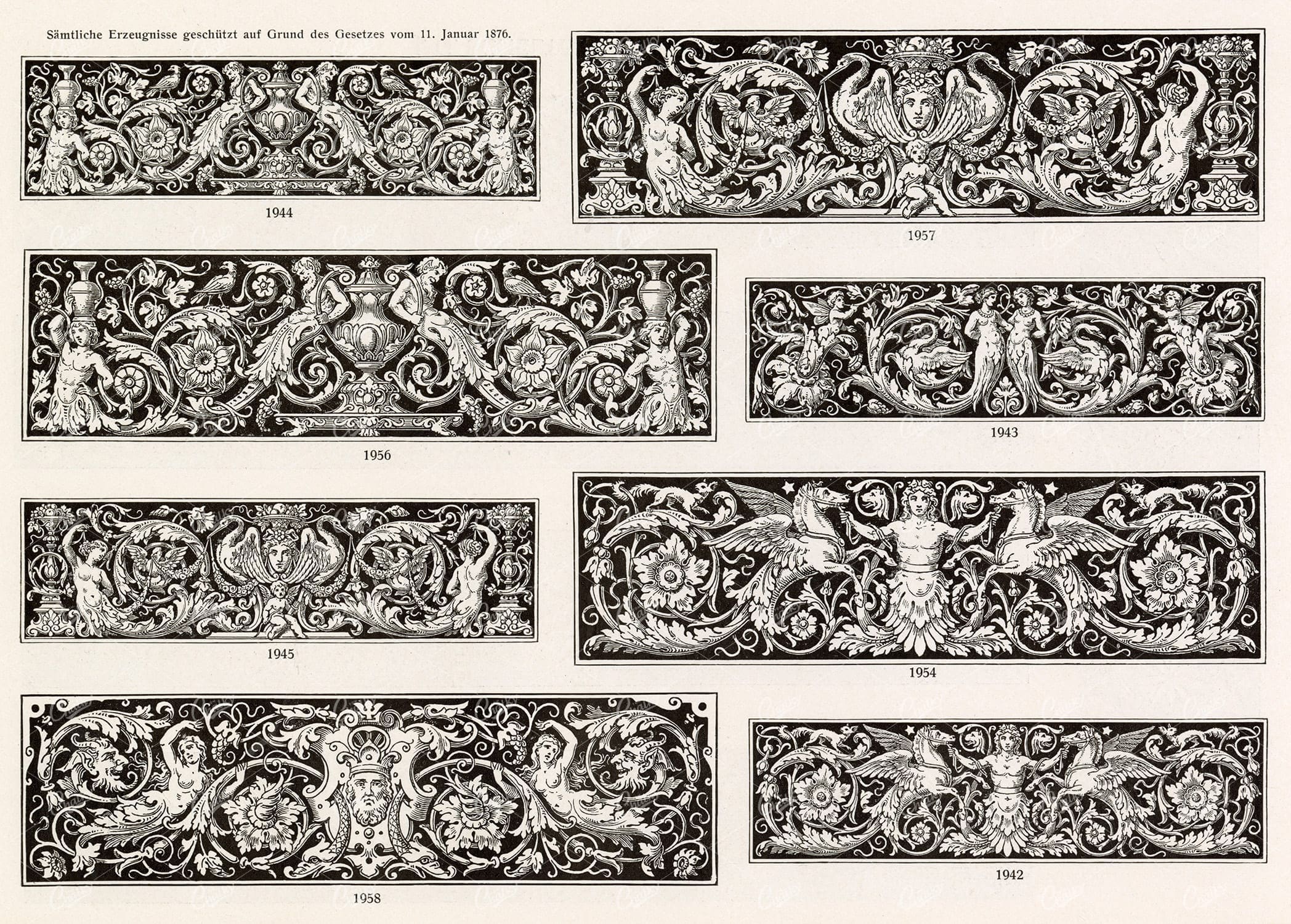 VINTAGE Decorative Design Elements - Ornamental Banners