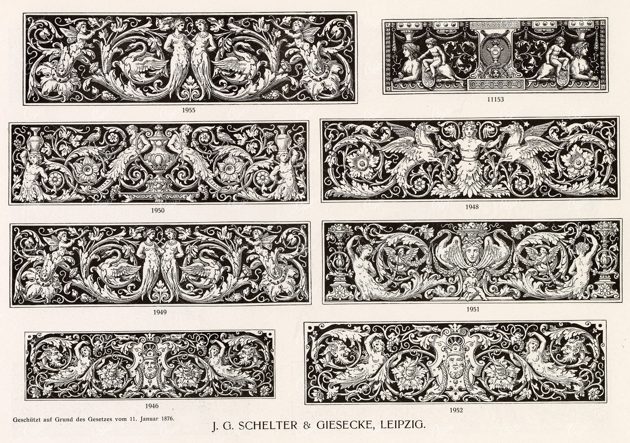 VINTAGE Decorative Design Elements - Ornamental Banners