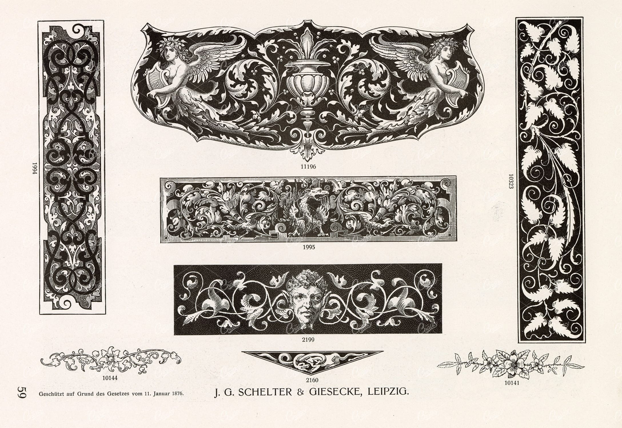 VINTAGE Decorative Design Elements - Ornamental Banners