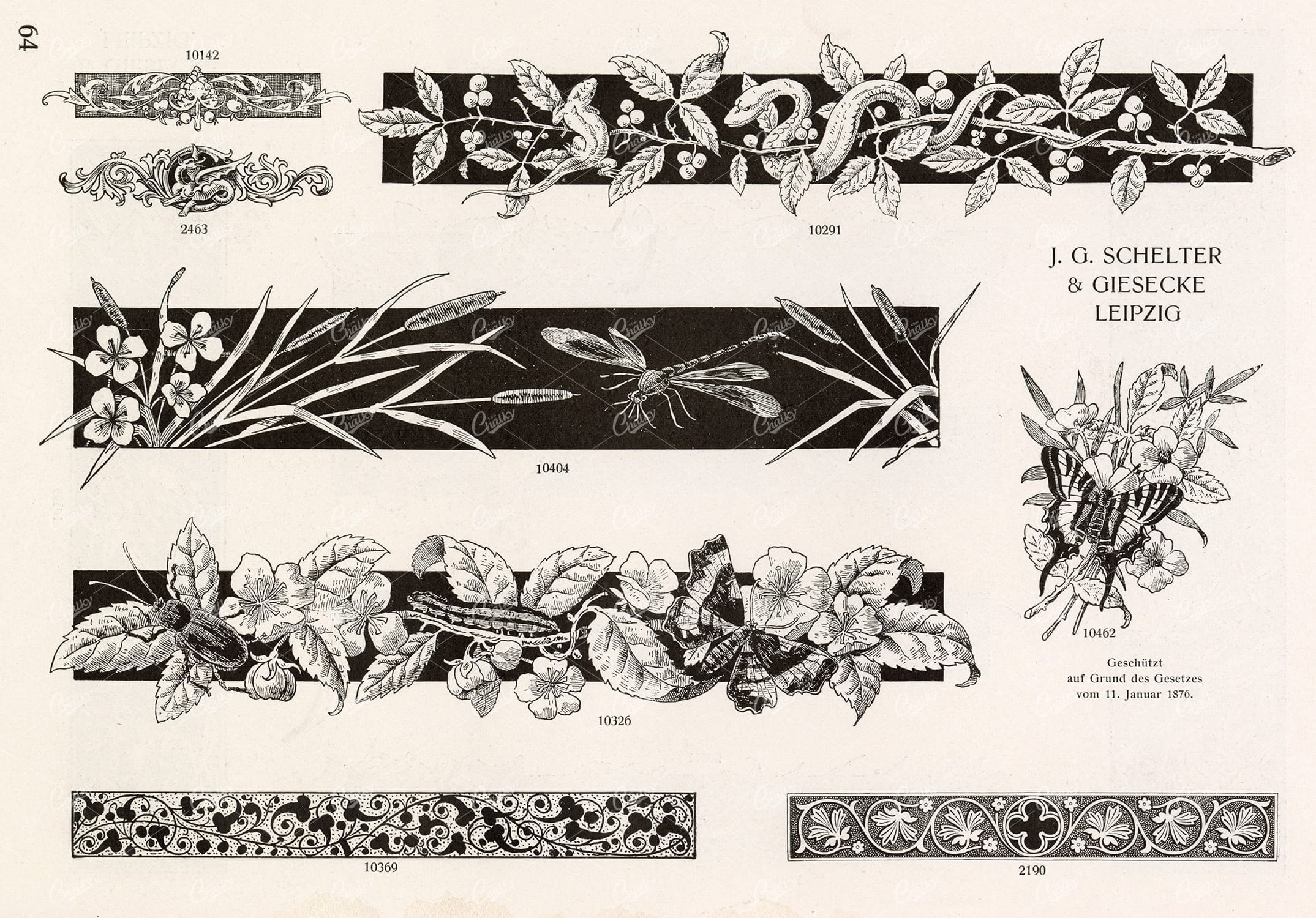 VINTAGE Decorative Design Elements - Ornamental Banners