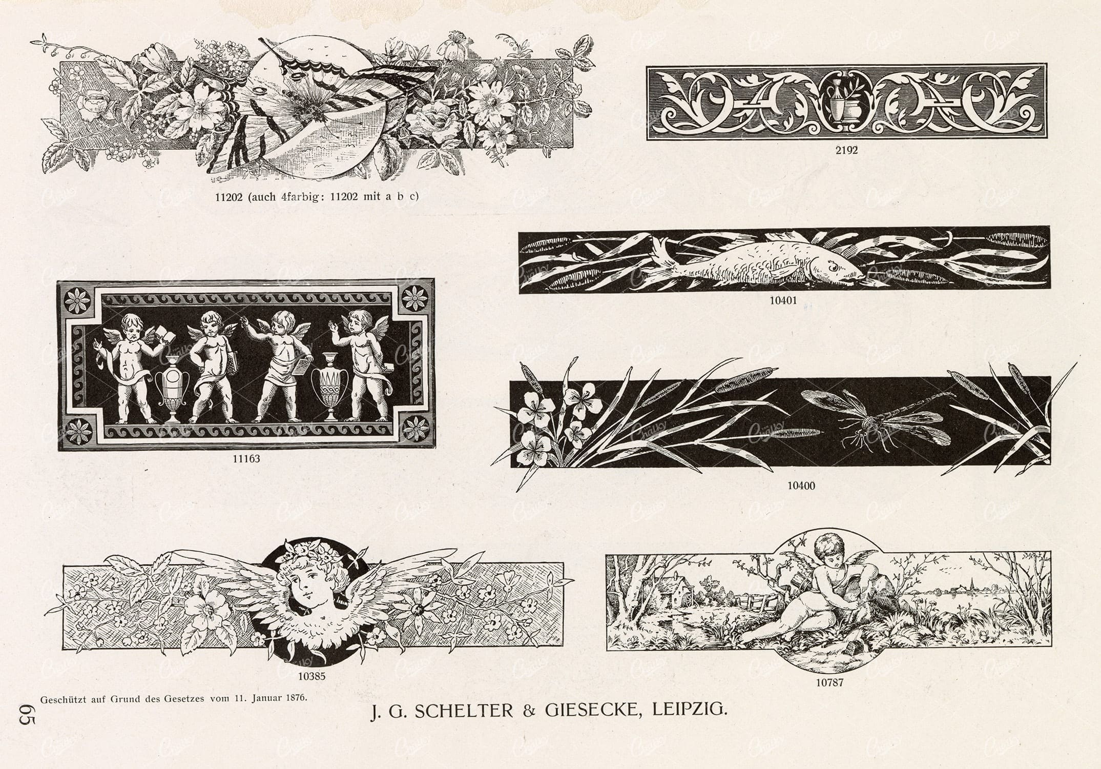 VINTAGE Decorative Design Elements - Ornamental Banners