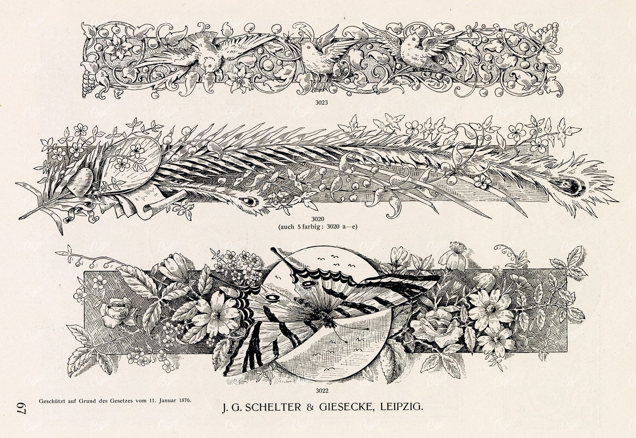 VINTAGE Decorative Design Elements - Ornamental Banners