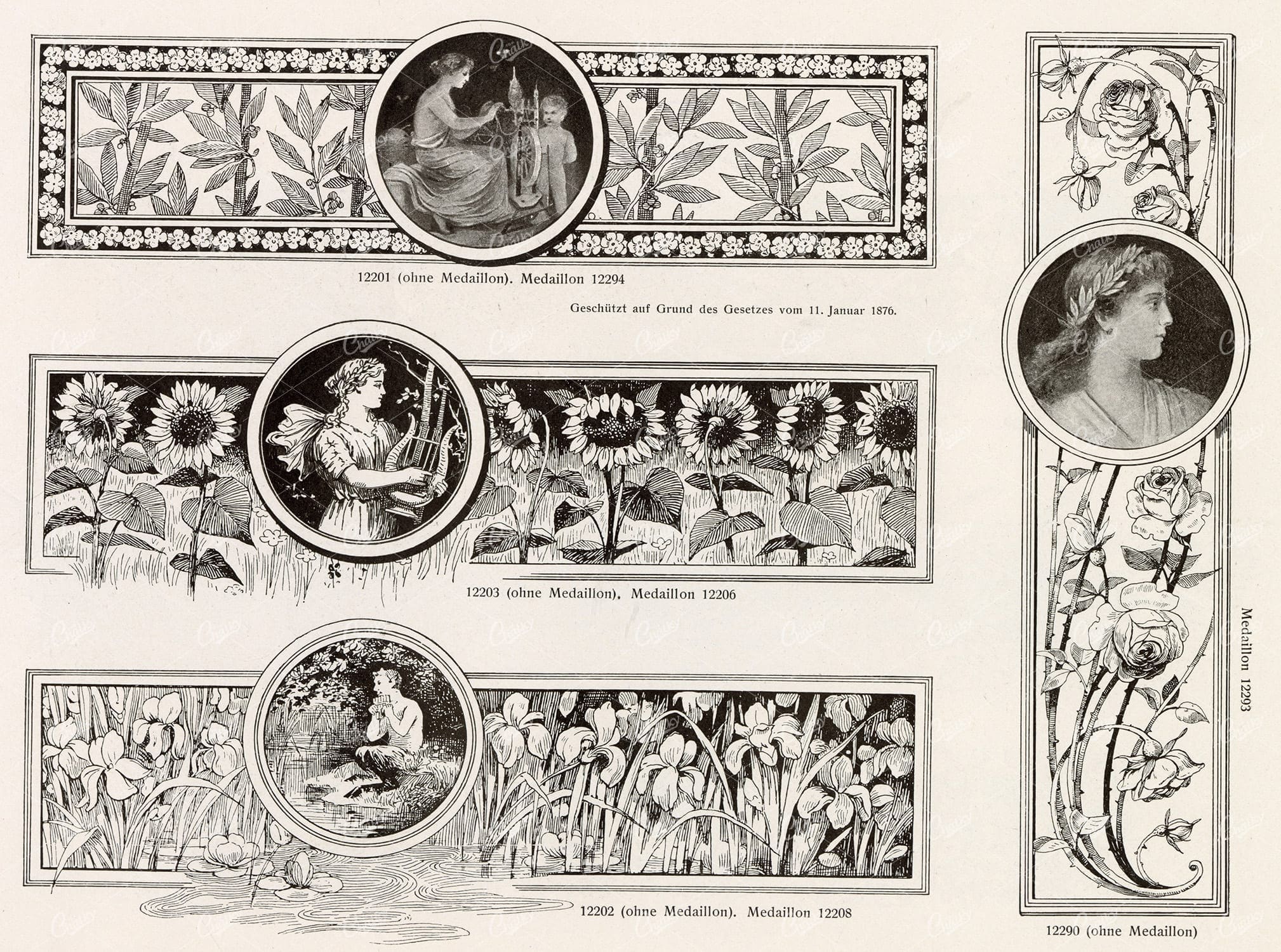 VINTAGE Decorative Design Elements - Ornamental Banners