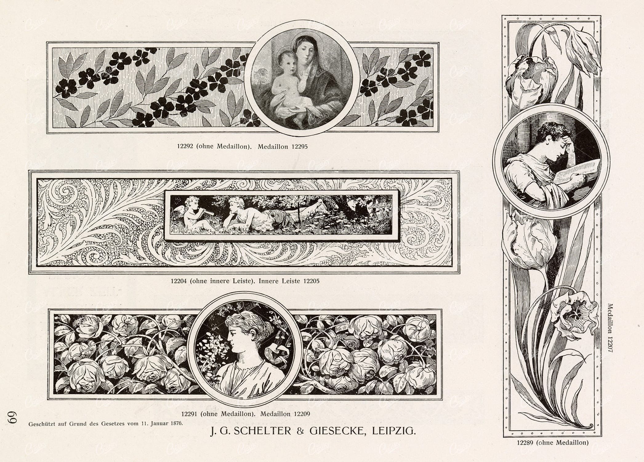 VINTAGE Decorative Design Elements - Ornamental Banners