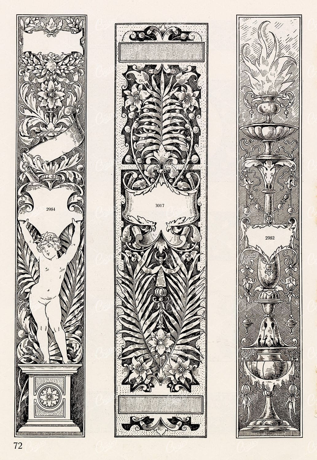 VINTAGE Decorative Design Elements - Ornamental Banners