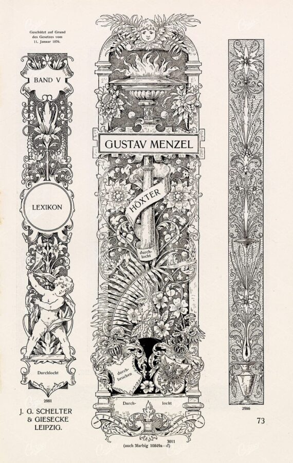 VINTAGE Decorative Design Elements - Ornamental Banners For Type