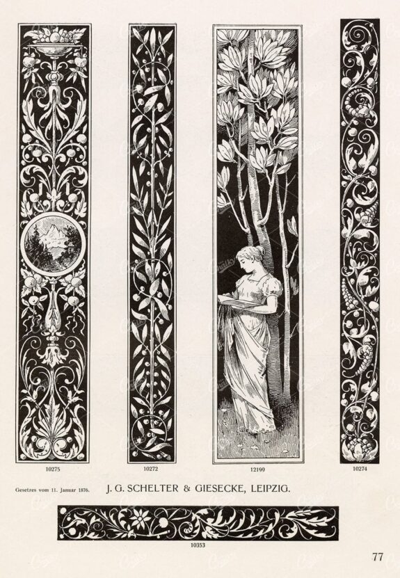 VINTAGE Decorative Design Elements - Ornamental Banners
