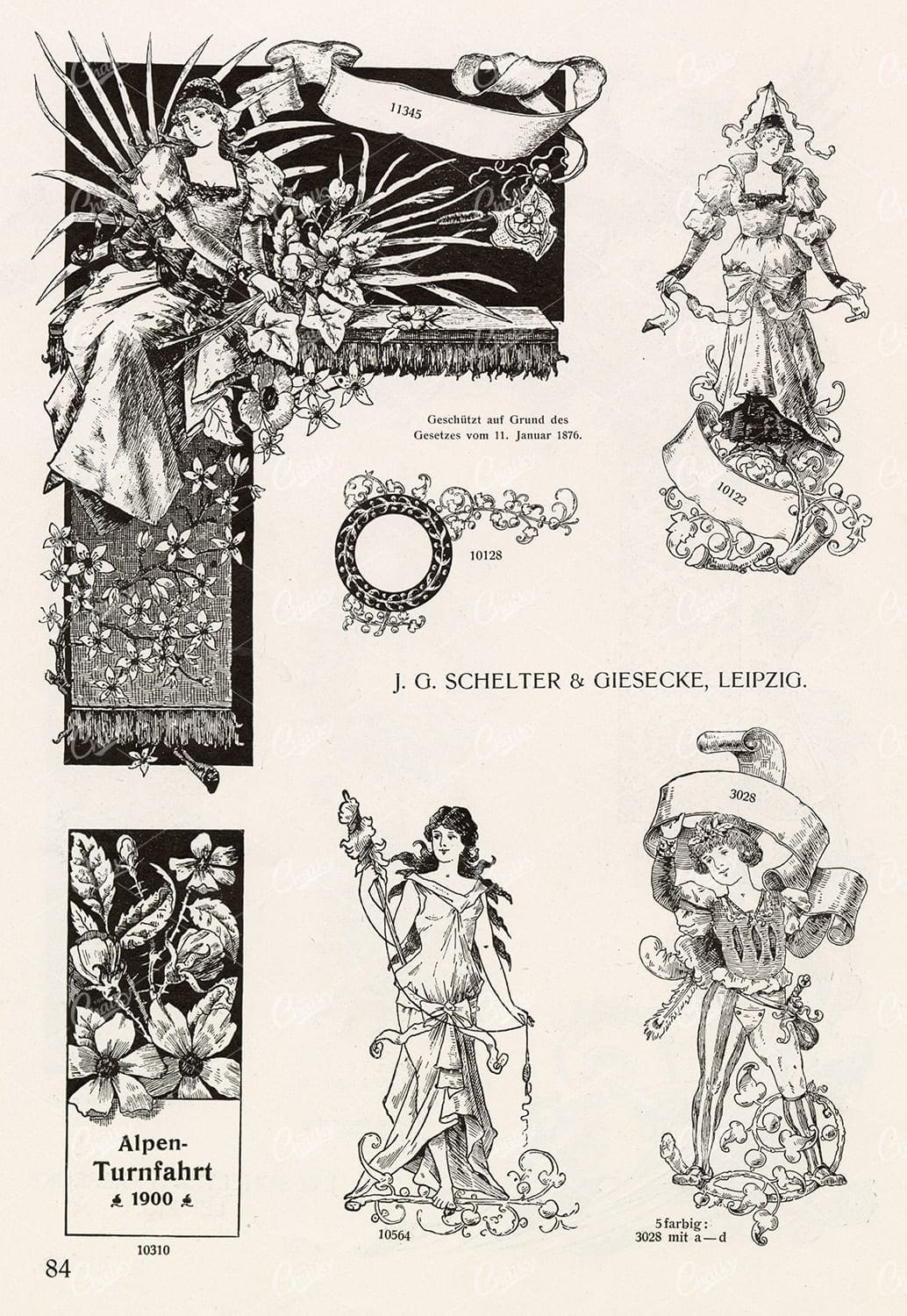 VINTAGE Decorative Design Elements - Antique Stock Artwork
