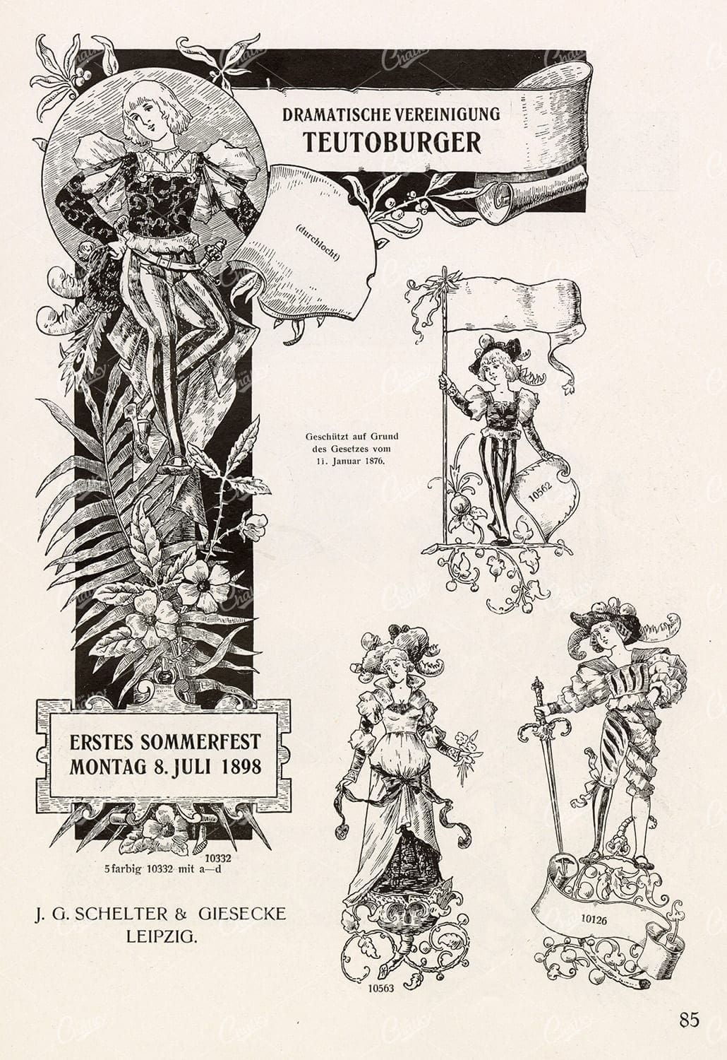 VINTAGE Decorative Design Elements - Antique Stock Artwork