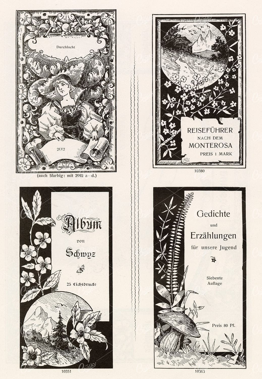 VINTAGE Decorative Design Elements - Ornamental Banners For Type
