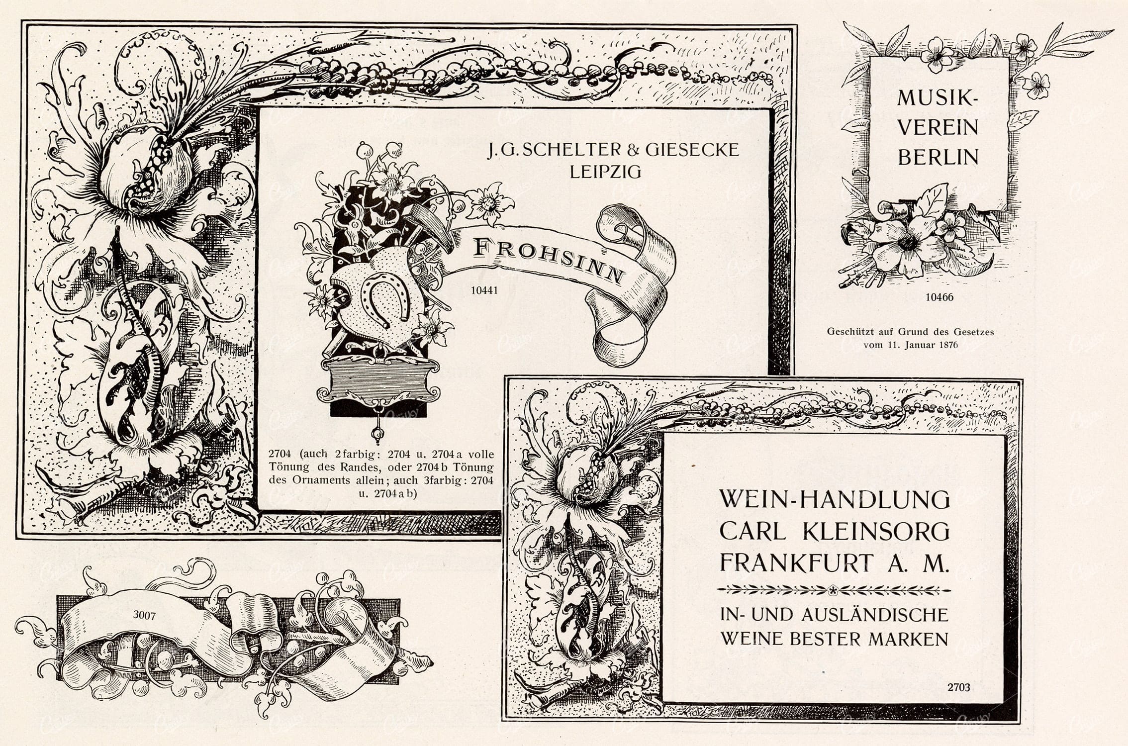 VINTAGE Decorative Design Elements - Ornamental Banners For Type