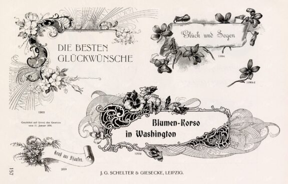 VINTAGE Decorative Design Elements - Ornamental Banners For Type