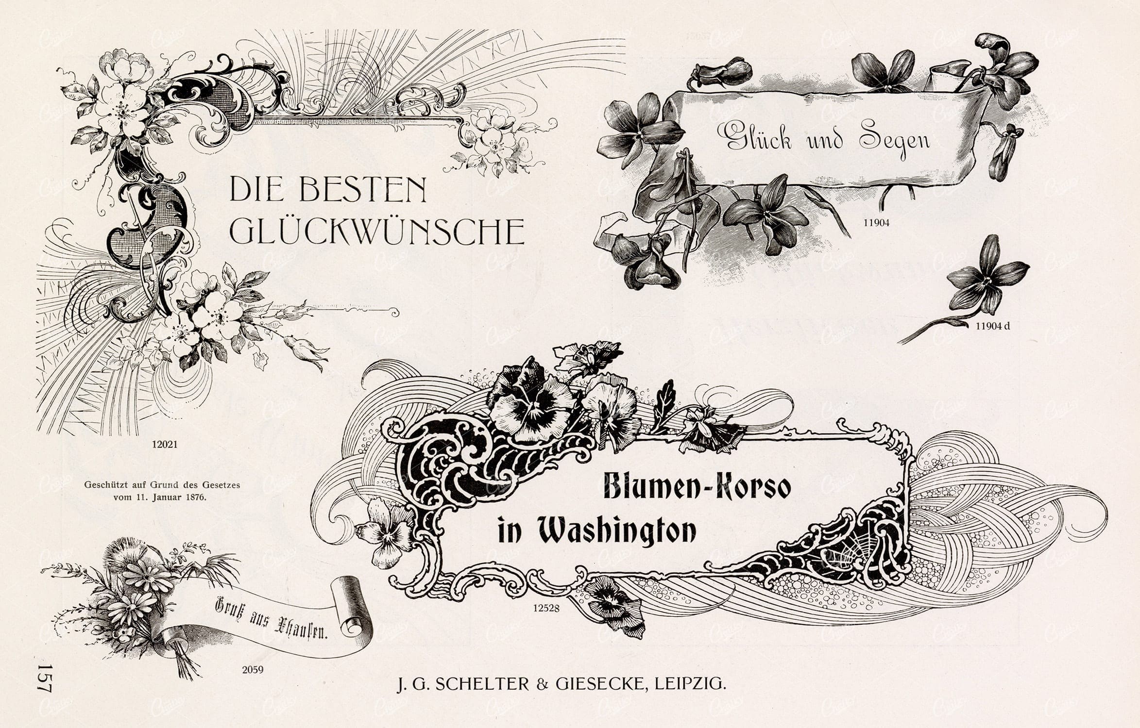 VINTAGE Decorative Design Elements - Ornamental Banners For Type