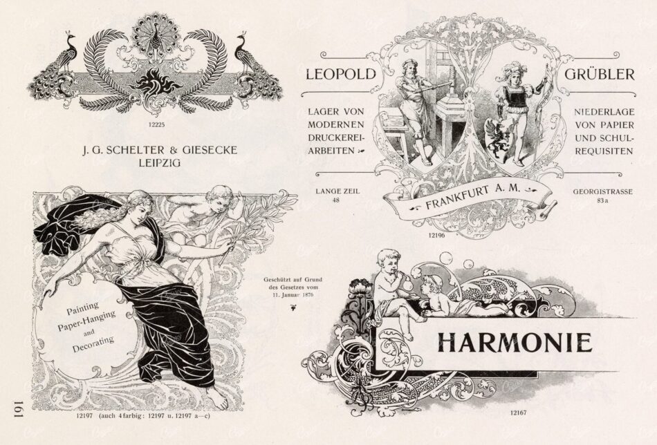 VINTAGE Decorative Design Elements - Ornamental Banners For Type