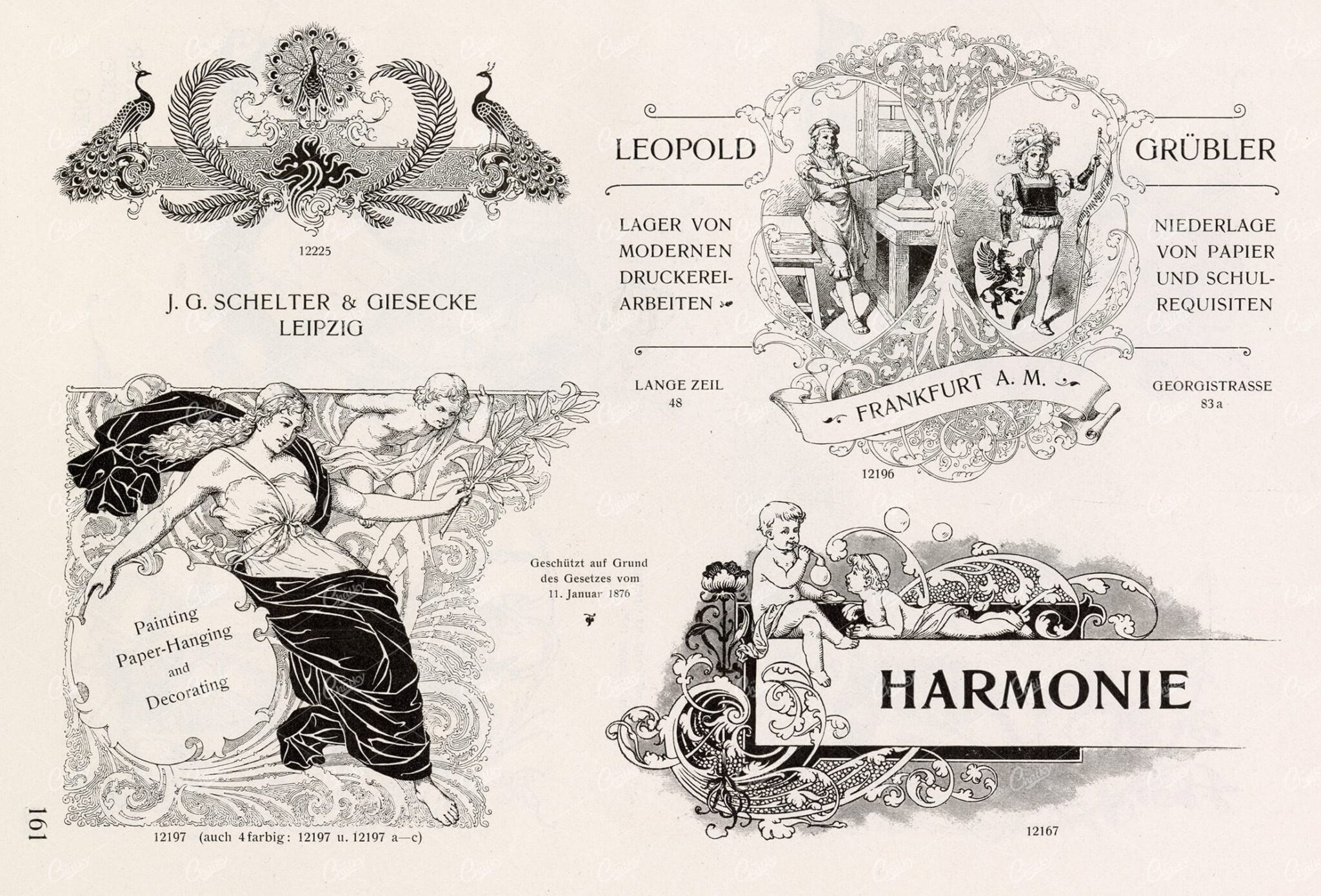VINTAGE Decorative Design Elements - Ornamental Banners For Type