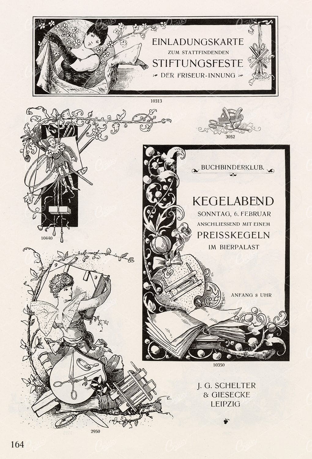 MISCELLANEOUS Selection of Vintage Design Elements - 1800s Antique Stock Artwork