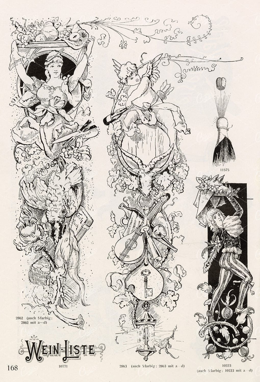 MISCELLANEOUS Selection of Vintage Design Elements - 1800s Antique Stock Artwork