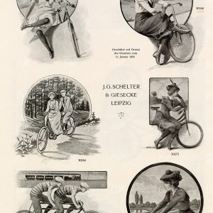 MISCELLANEOUS Selection of Vintage Cycling / Riding Related Design Elements
