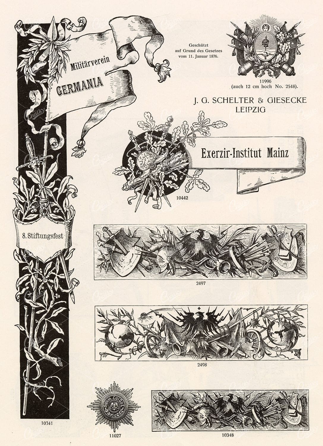 MISCELLANEOUS Selection of Vintage Design Elements - 1800s Antique Stock Artwork