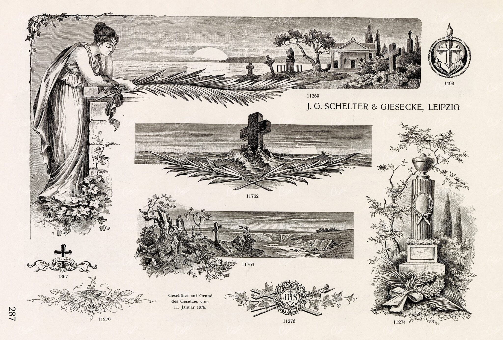 MISCELLANEOUS Selection of Vintage Christianity / Religious Design Elements