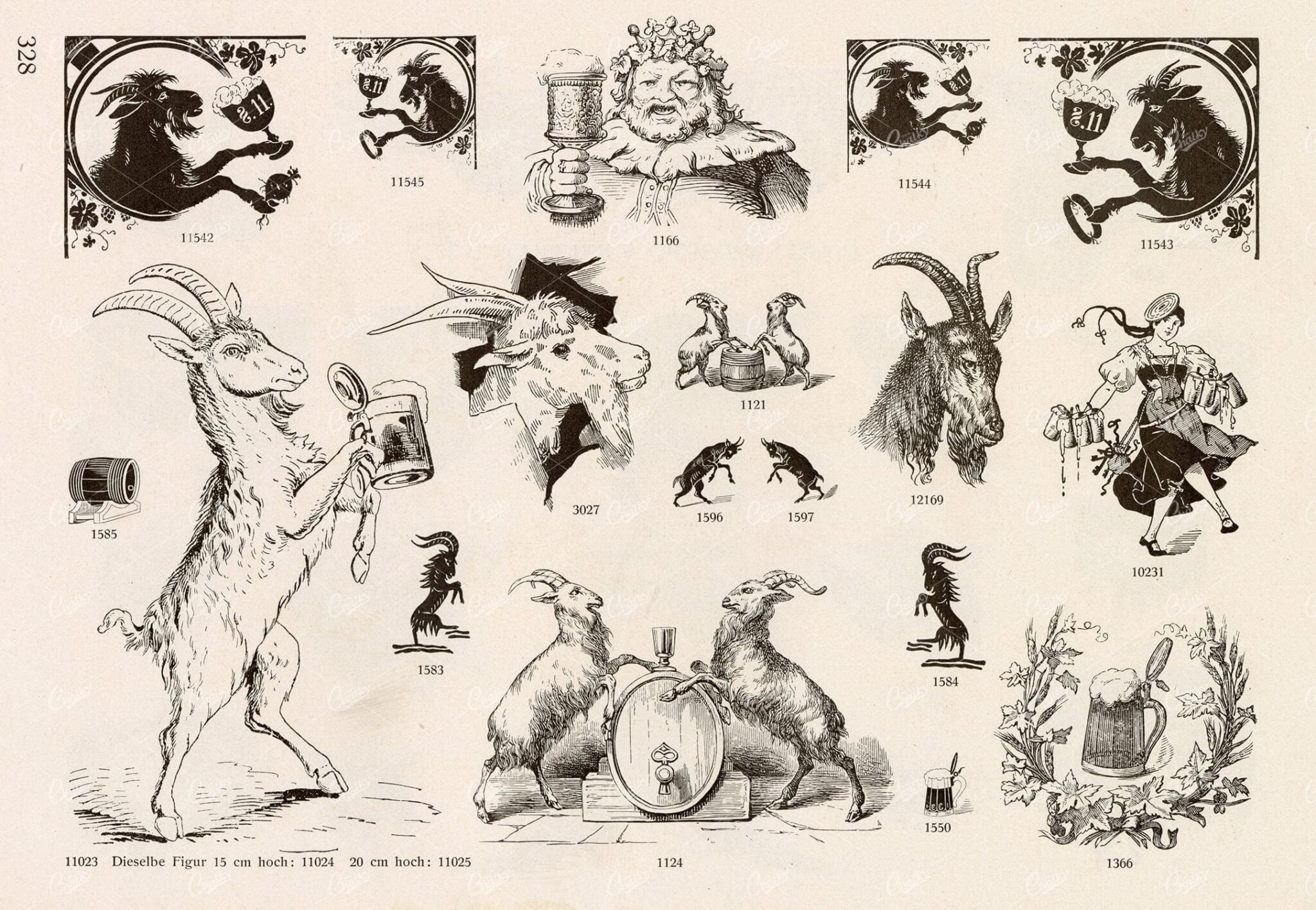 MISCELLANEOUS Selection of Vintage Design Elements - 1800s Antique Stock Artwork