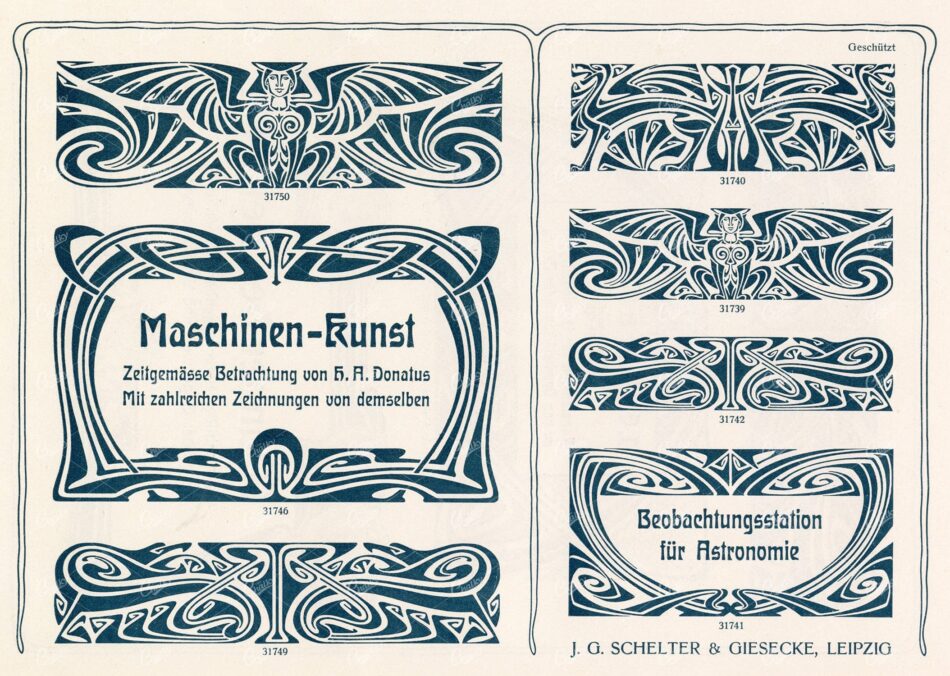 MISCELLANEOUS Selection of Vintage Design Elements - 1800s Antique Stock Artwork