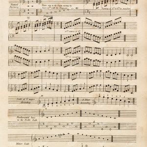 1800s Antique Music Print - Rees' Encyclopedia