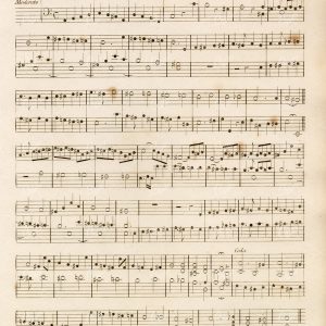 ANTIQUE Sheet Music Print - Rees' Encyclopedia 1800s