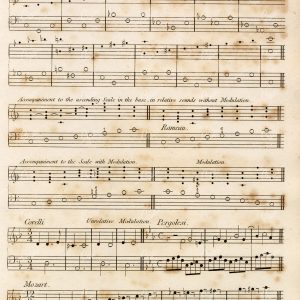 1800s Rees' Encyclopedia - Vintage Music Print