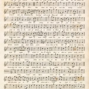 1800s Rees' Encyclopedia - Vintage Sheet Music Print