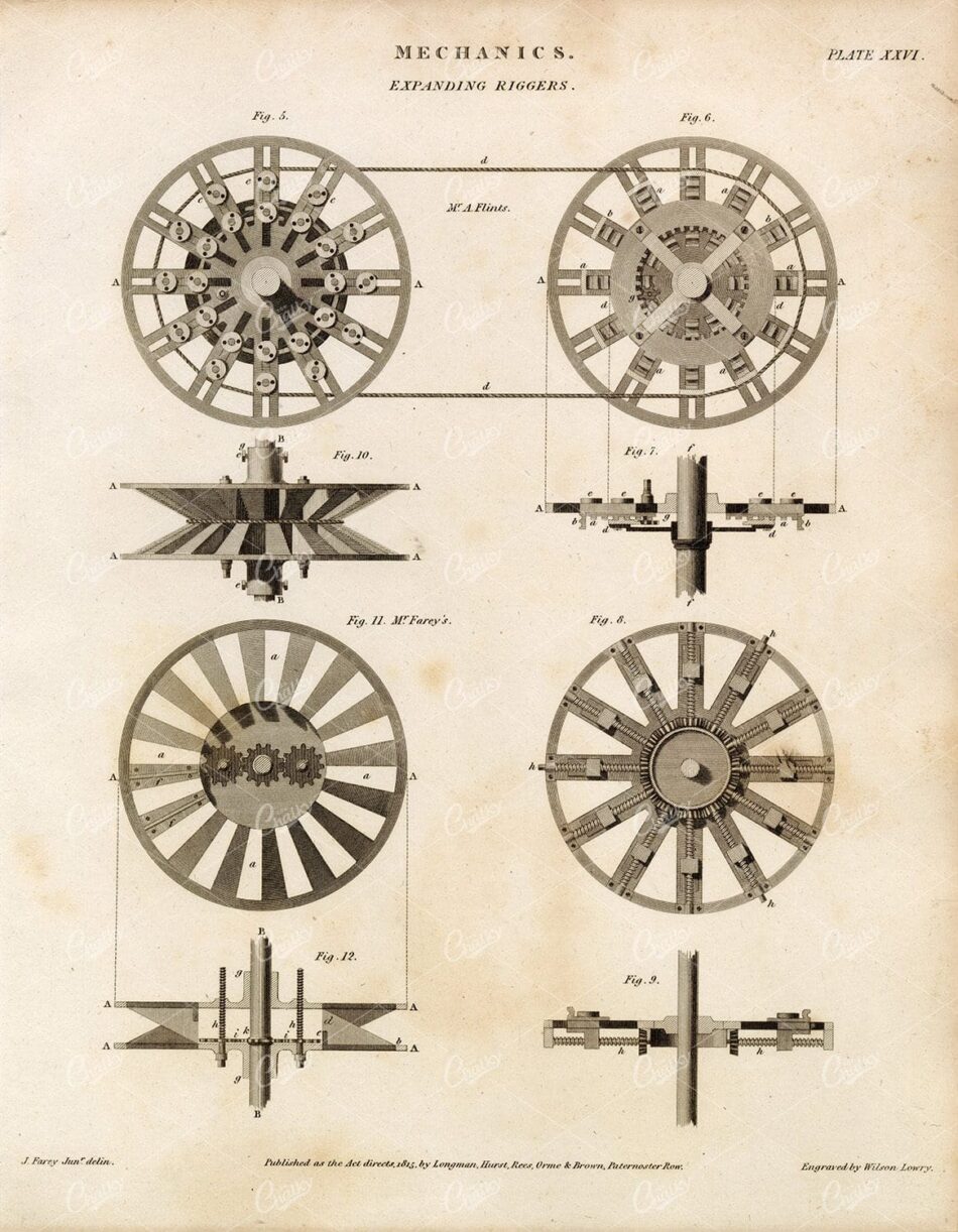 Mechanical Wheel Diagrams – Expanding Rigger Technical Drawings ...