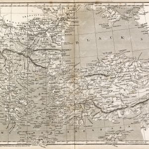 ANTIQUE Map 1800s - Environs of Constantinople