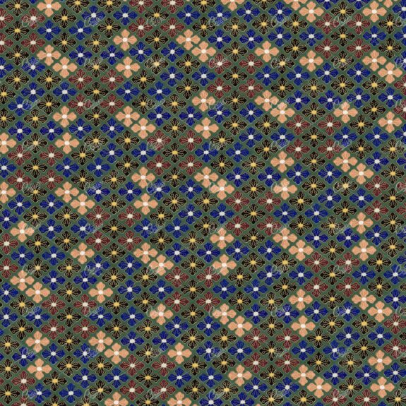 Tiled Vintage Floral Background