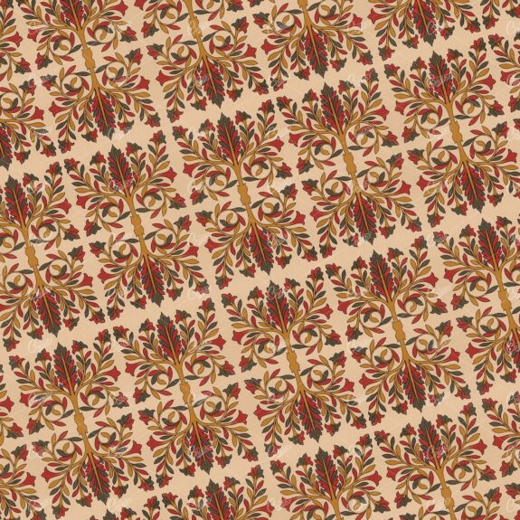 Abstract Floral Botanical Background Pattern