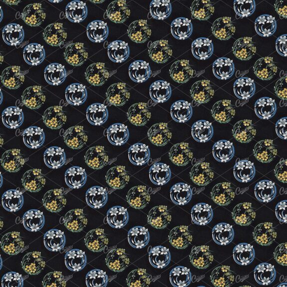 Vintage Floral Patterned Background