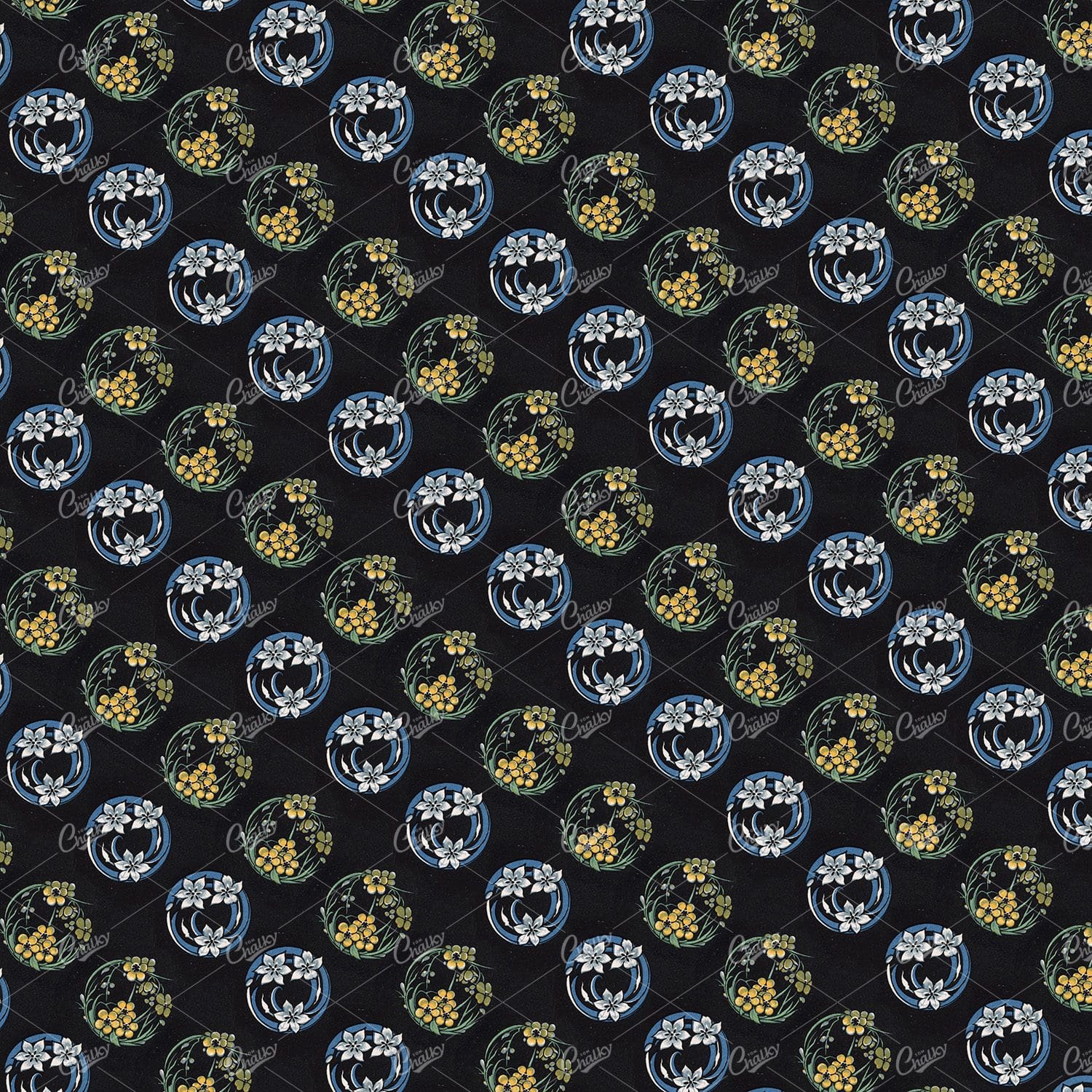 Vintage Floral Patterned Background