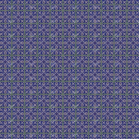 Tiled Abstract Flourished Pattern - Vintage Background Collection