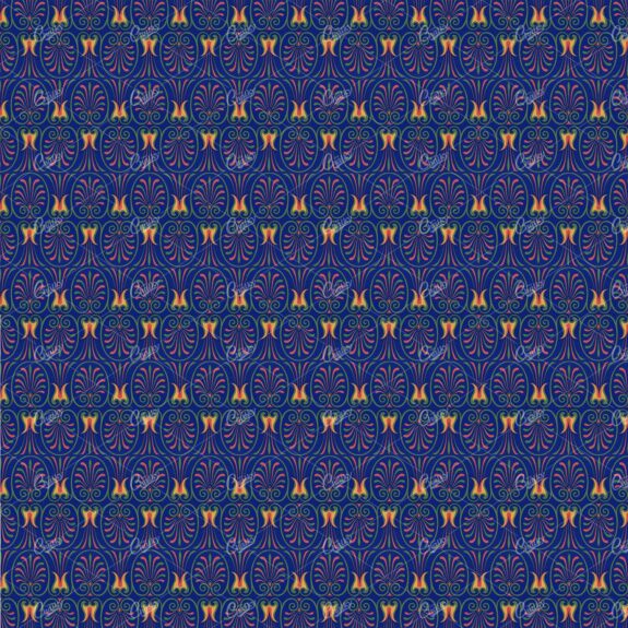 African Tribal Inspired Vintage Patterned Background