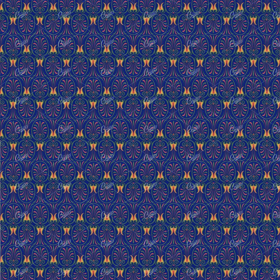 African Tribal Inspired Vintage Patterned Background