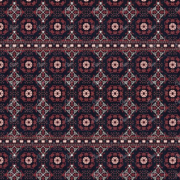 Abstract Stitching Pattern Inspired Background