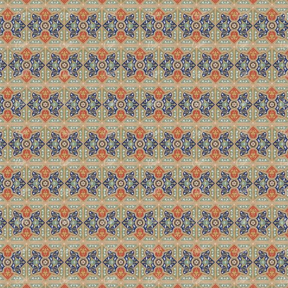 Intricate Asian Inspired Vintage Patterned Background