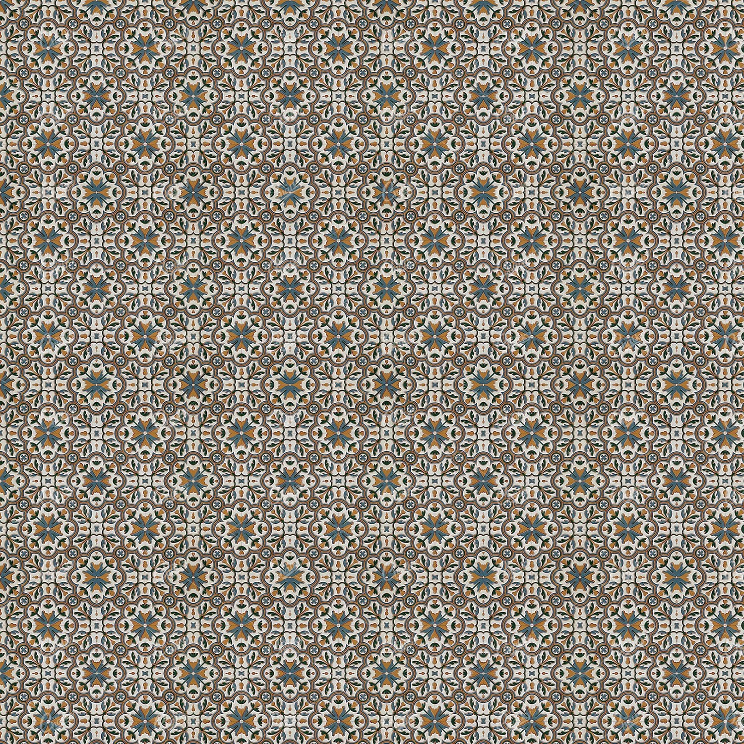 Mosaic Style Tiled Vintage Pattern No.2