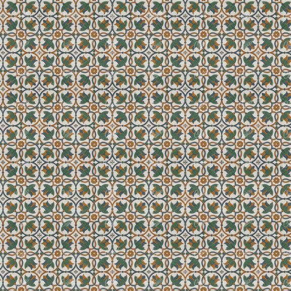 Abstract Flower Head Repeated Tiled Background