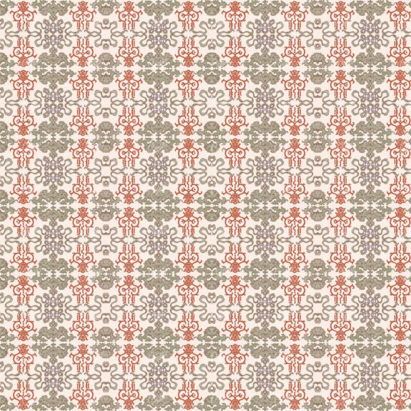 Japanese Inspired Floral Background Pattern No.2