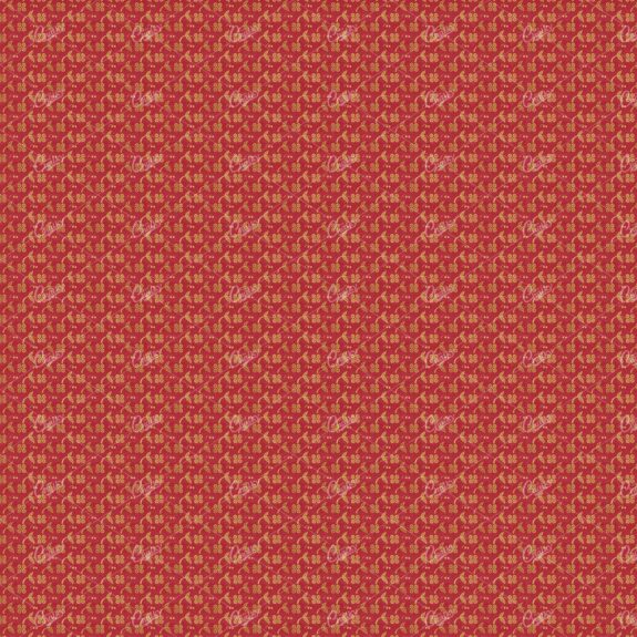 Minimalistic Red And Gold Floral Background