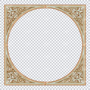 Antique Circular Border / Frame Design Element