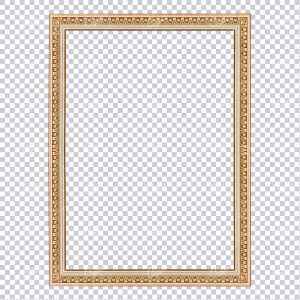 Decorative and Detailed Antique Frame / Border - Perfect for Invitations and Packaging  No.4