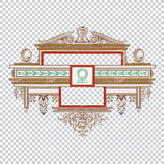 Vintage Header Design Element - Perfect for Top of Page